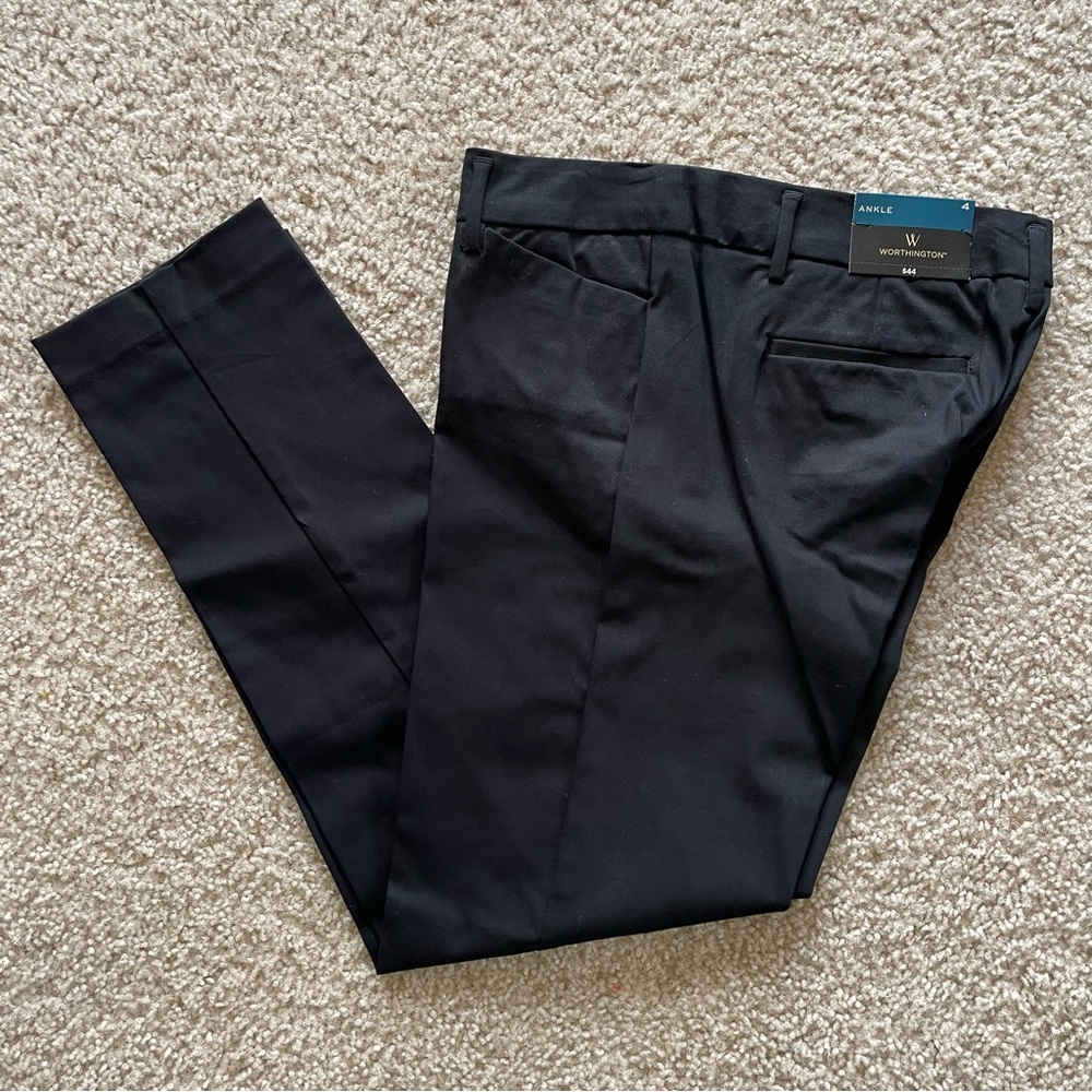 Worthington Black Ankle Pants